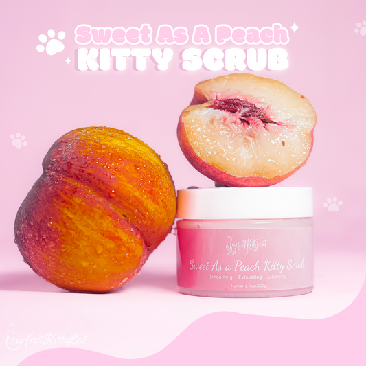 Sweet As a Peach Kitty Scrub